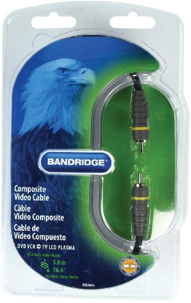 Bandridge - Composiet Video Kabel - 5 meter
